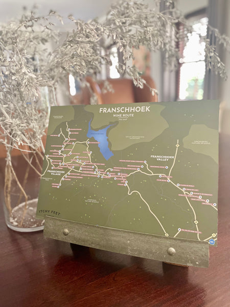 Franschhoek Wine Route Pin Map