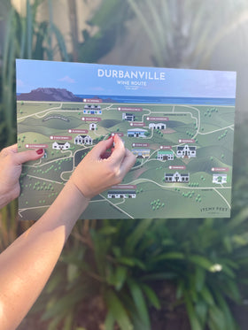 Durbanville Wine Route Pin Map