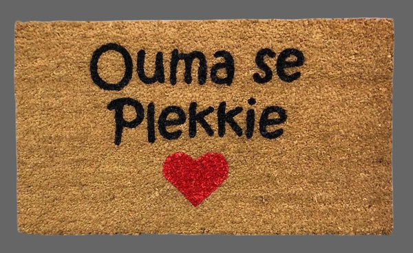 Ouma se plekkie