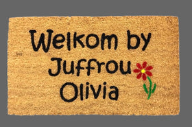 Welkom by Juffrou flower