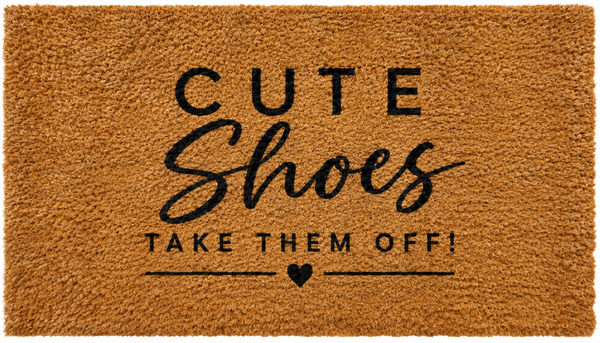 Cute Shoes, Take Them Off Doormat