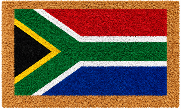 South African Flag Doormat