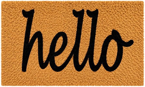 Hello - cursive