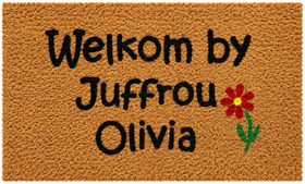 Welkom by Juffrou flower