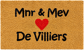 Mnr & Mev - rooi hart