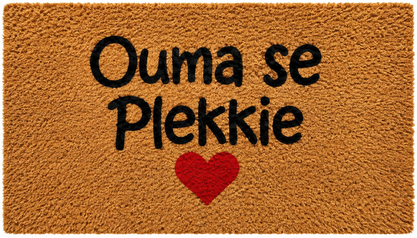 Ouma / Oupa se Plekkie ❤️