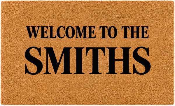 Personalised Surname Doormat – Welcome to the
