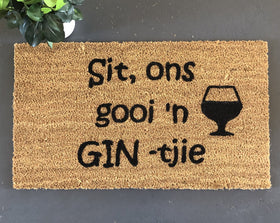 Sit ons gooi 'n GIN-tjie