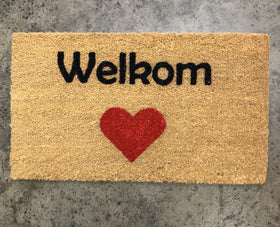 Welkom - rooi hart