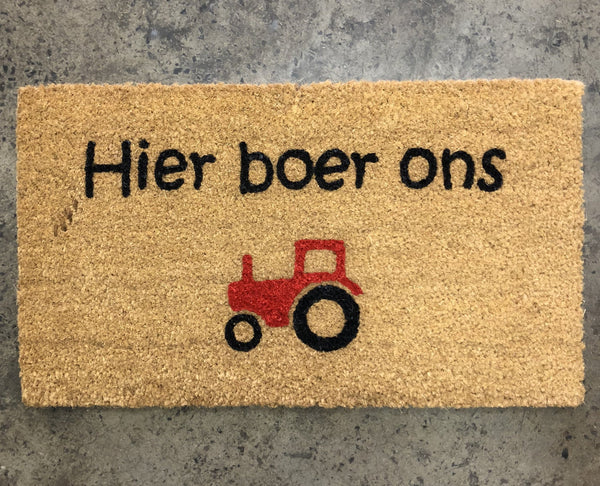 Hier boer ons