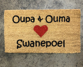 Oupa & Ouma - rooi hart