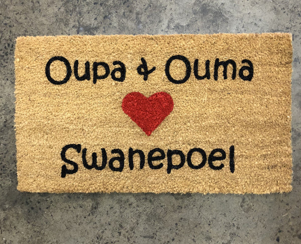 Oupa & Ouma - rooi hart