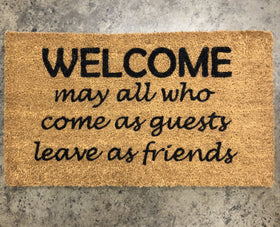 Welcome - guests & friends