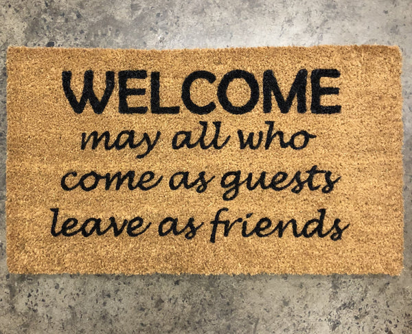 Welcome - guests & friends