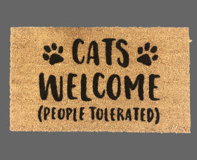 Cats Welcome | People tolerated