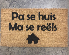 Pa se huis | Ma se reëls