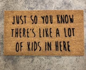 A lot of kids in here