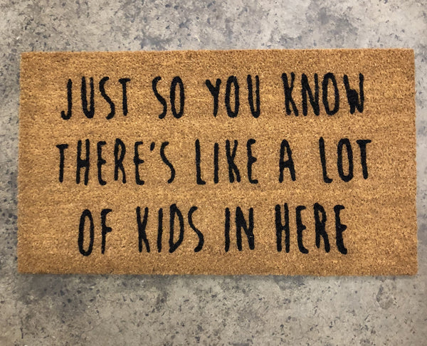 A lot of kids in here