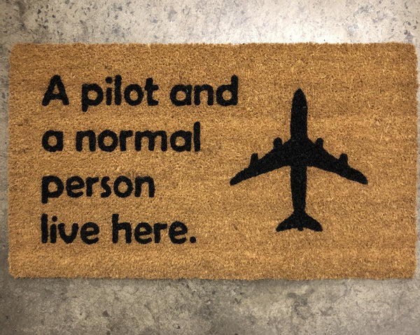 A pilot and a normal person