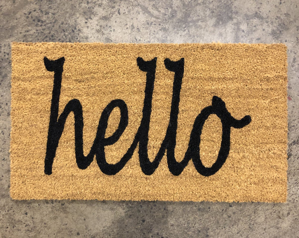 Hello - cursive