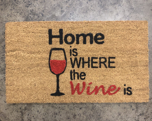 Home is where the wine is