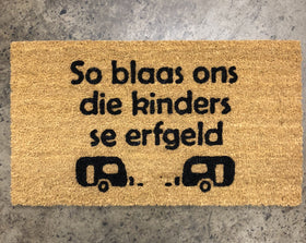 So blaas ons die kinders se erfgeld