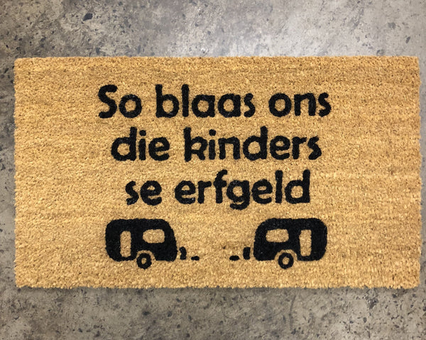 So blaas ons die kinders se erfgeld