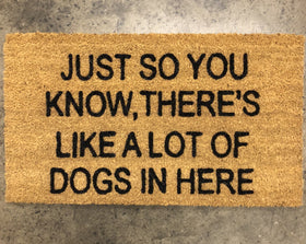 A lot of dogs in here