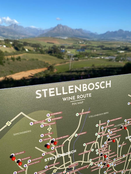 Stellenbosch Wine Route Pin Map