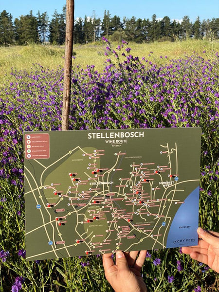 Stellenbosch Wine Route Pin Map